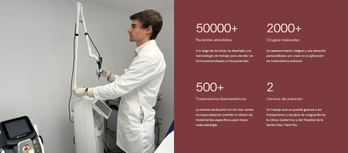 Arcadi Altemir — web de clínica, captura 3