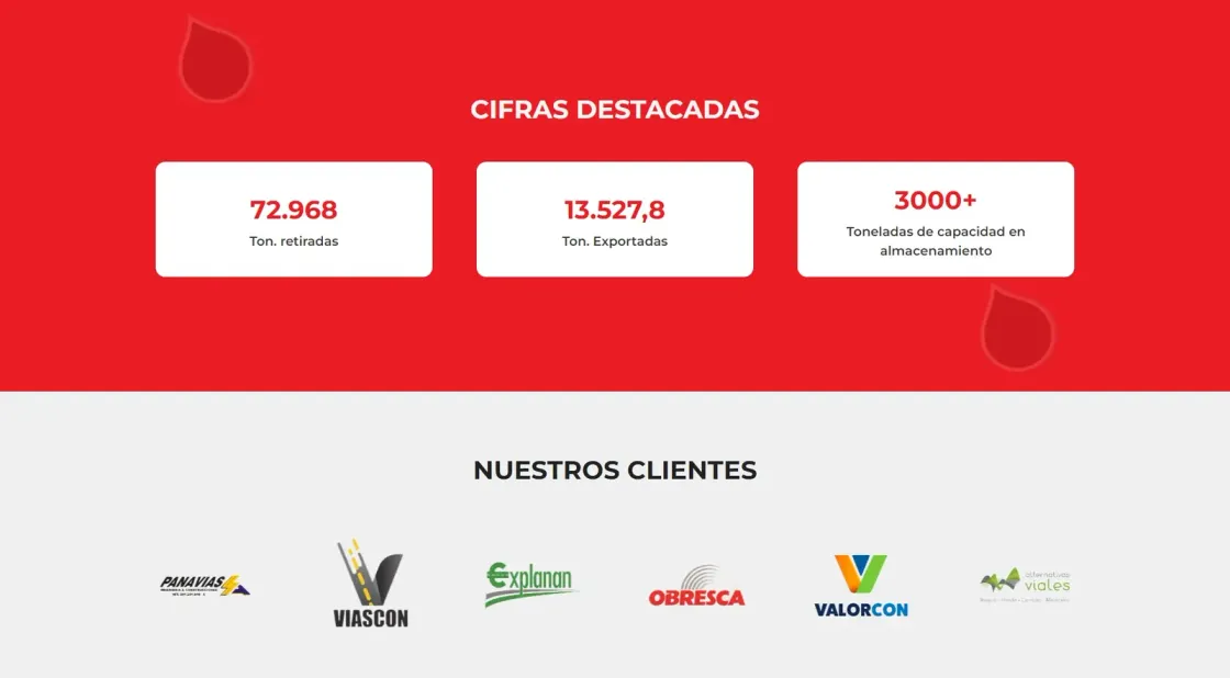 Colbitumen — web corporativa, captura 5