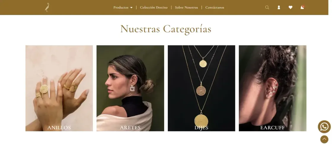Egretta — tienda online, captura 5
