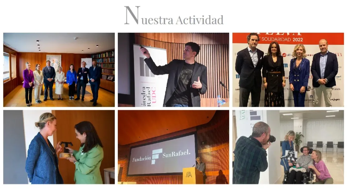 Fundación San Rafael — web informativa, captura 5
