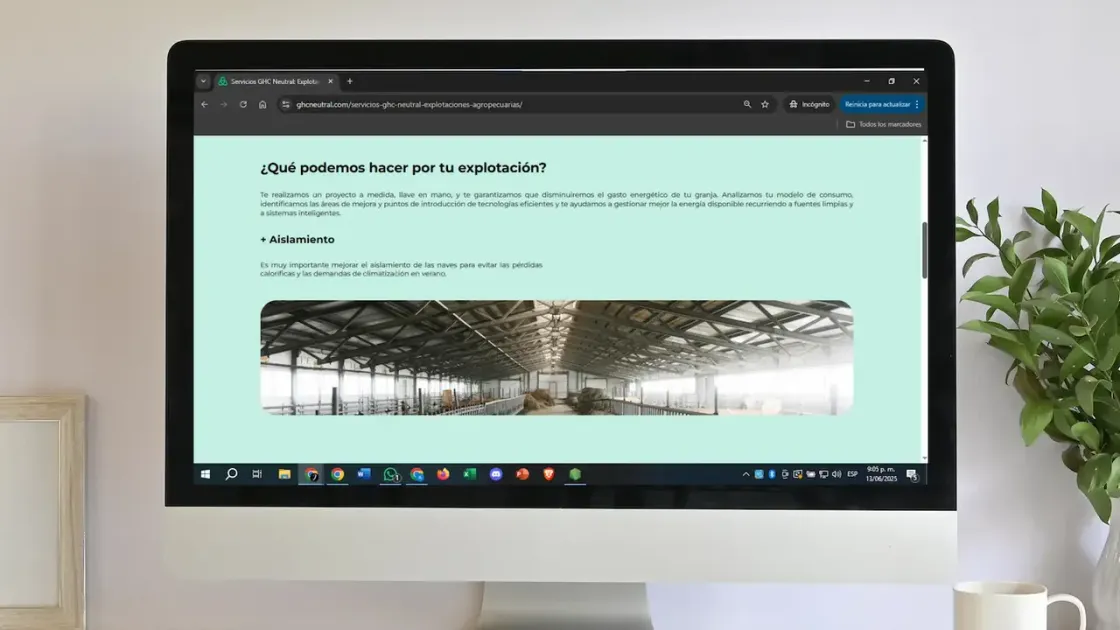 GHC Neutral — web corporativa, captura 5