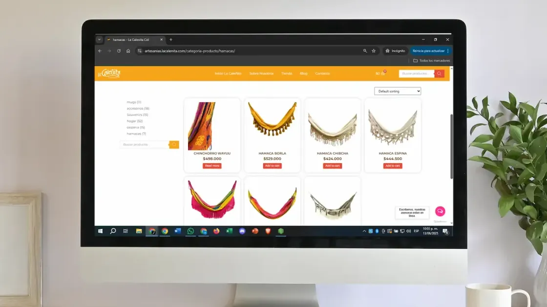 La Caleñita — tienda online, captura 6