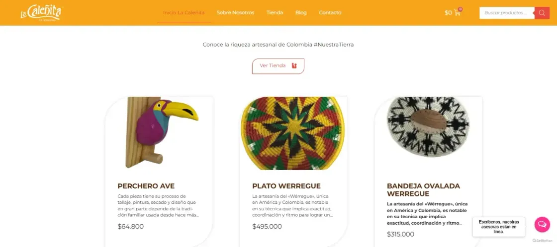 La Caleñita — tienda online, captura 7