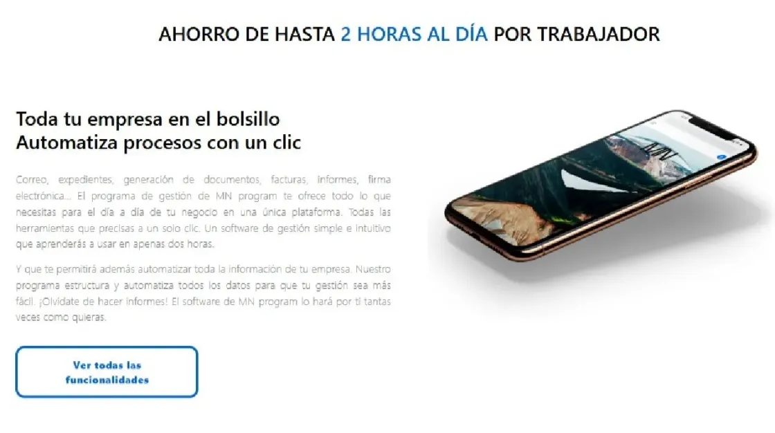 MN Program — web corporativa, captura 5