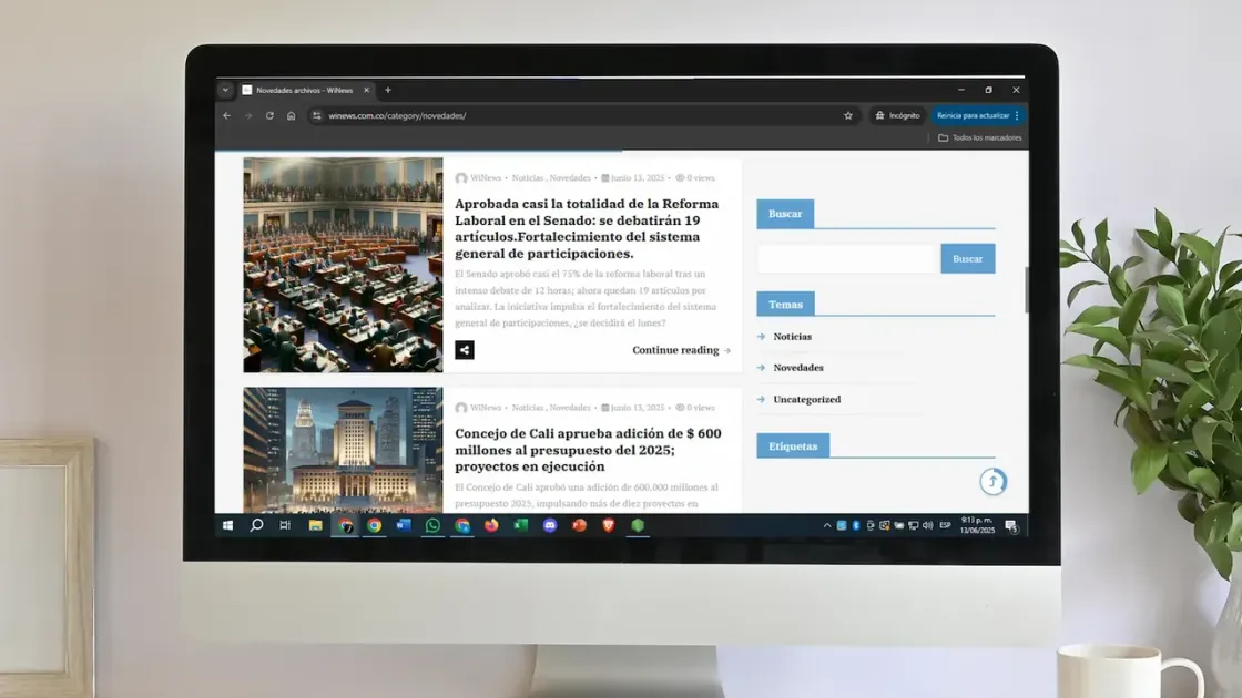 WiNews — automatización, captura 11